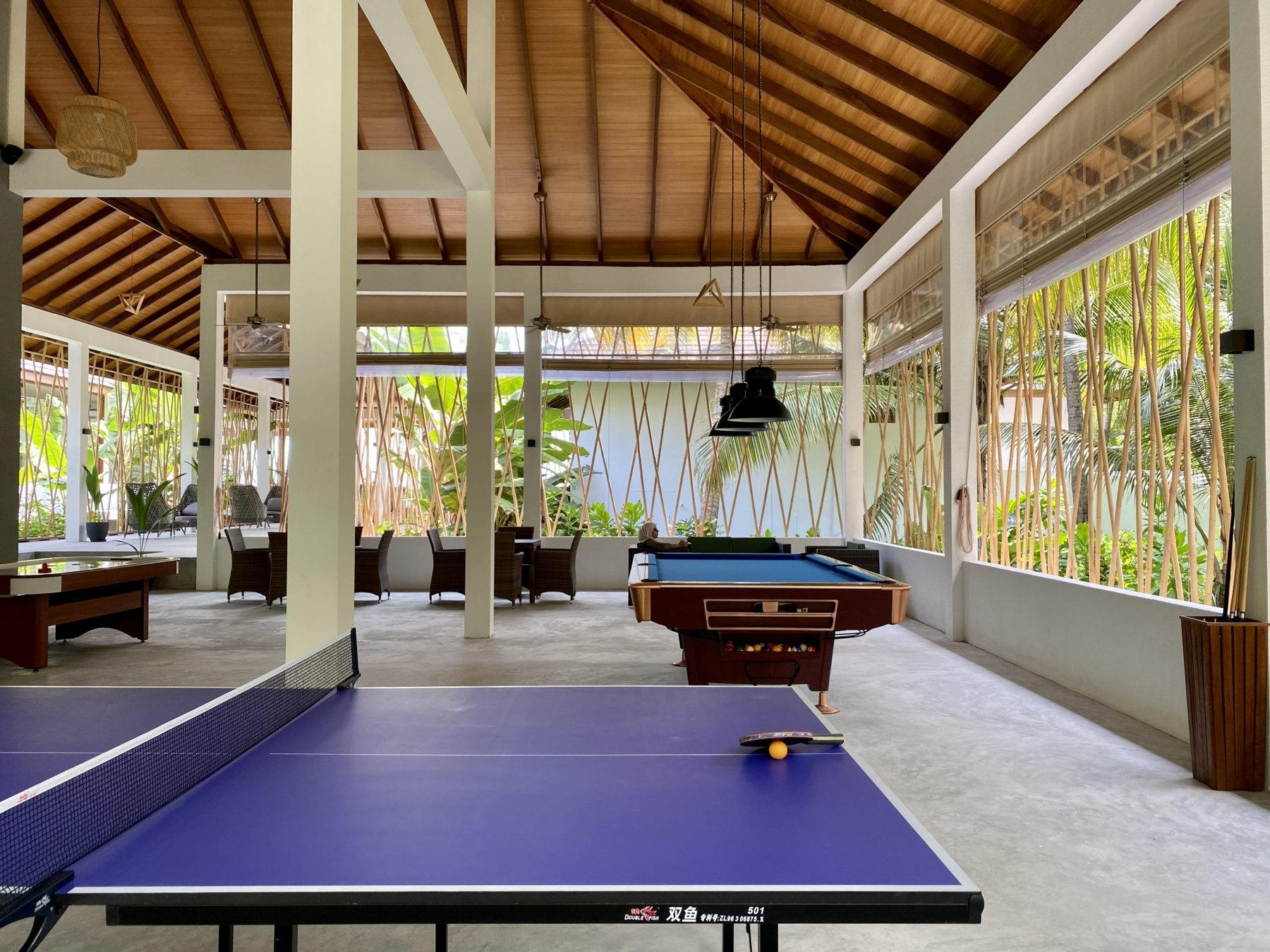 Games Room at Fiyavalhu Maldives